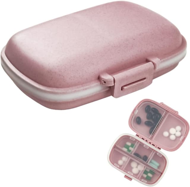 Imagen de Organizer pillole da viaggio 8 scomparti rosa en OfertitasTOP