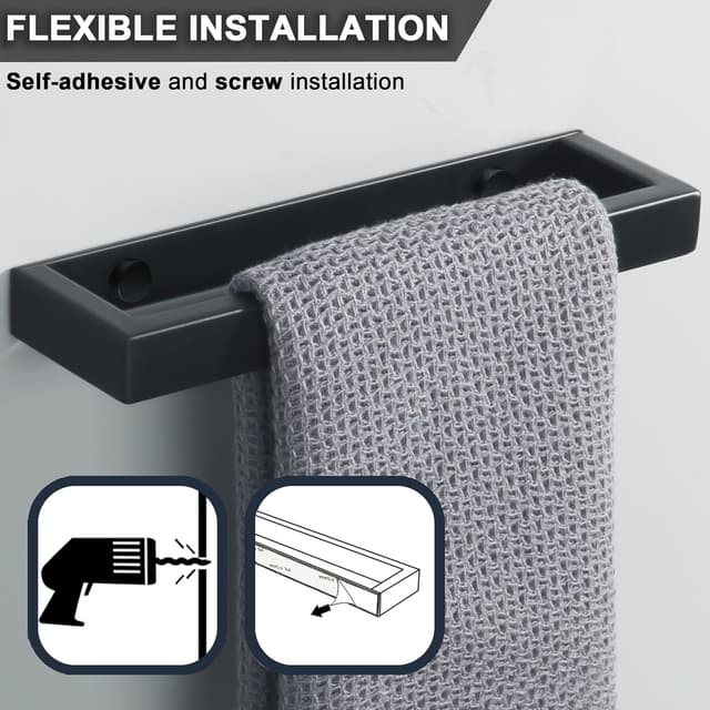 Thumbnail 4 de SAYAYO 20CM porte serviette mural