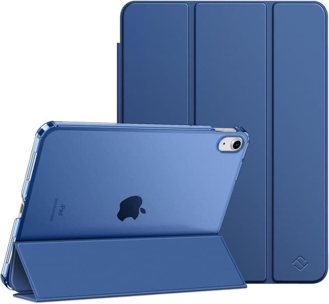 Detalle de FINTIE Custodia per iPad 11ª e 10ª generazione: cover sottile con auto sveglia/sonno Navy