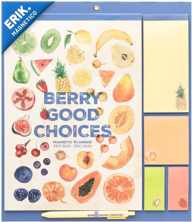 Imagen de Calendario Magnético Nevera 2026 Fruity 16 meses en OfertitasTOP