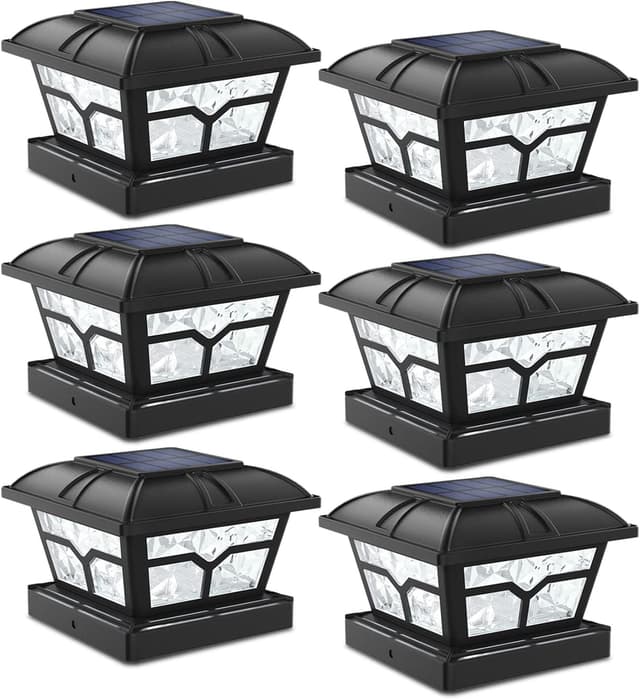 Thumbnail 6 de SIEDiNLAR Solar Post Cap Lights 4 Pack