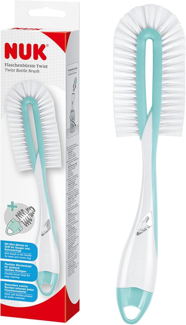 Thumbnail 6 de Goupillon NUK Twist pour biberons et tétines, tête flexible