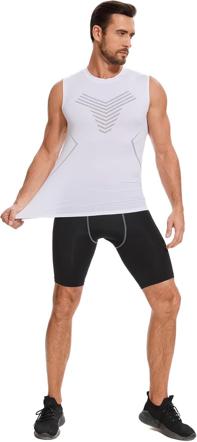 Thumbnail 4 de AMZSPORT Canotta Compressione Uomo Asciugatura Rapida