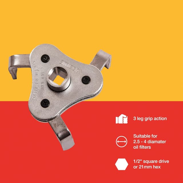 Detalle de Amtech J1100 3-leg oil filter remover for stubborn filters