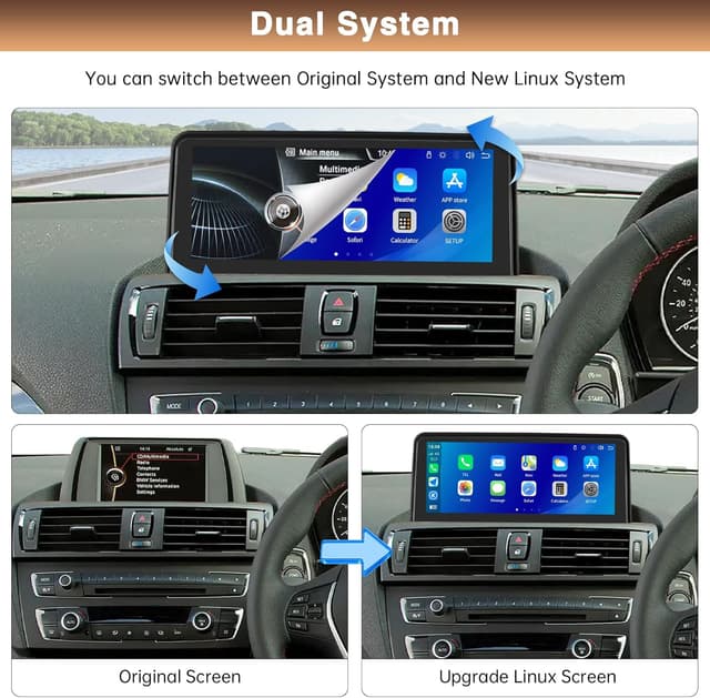 Detalle de 10.25-inch Wireless CarPlay for BMW