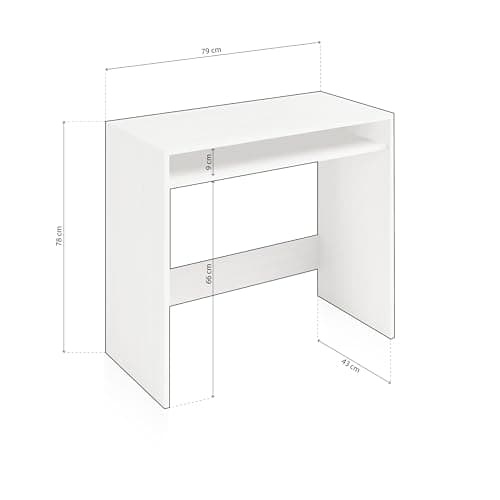 Thumbnail 2 de Habitdesign Escritorio Blanco Alpes para Ordenador