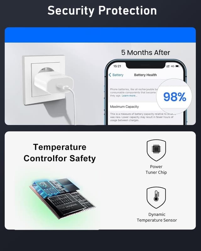Thumbnail 5 de Cargador 25W USB-C con cable 2 m para iPhone