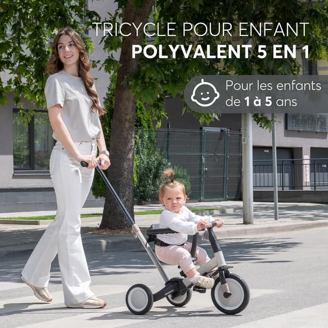 Detalle 2 de KikkaBoo Flip tricycle 5 en 1