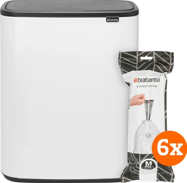 Thumbnail 20 de Brabantia Bo Touch Bin 60 Liter Weiß