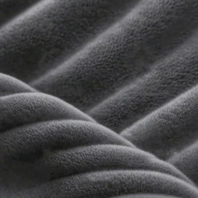 Thumbnail 6 de COMHOMA Canapé d’angle en forme de L modulable 3 places en velours côtelé gris