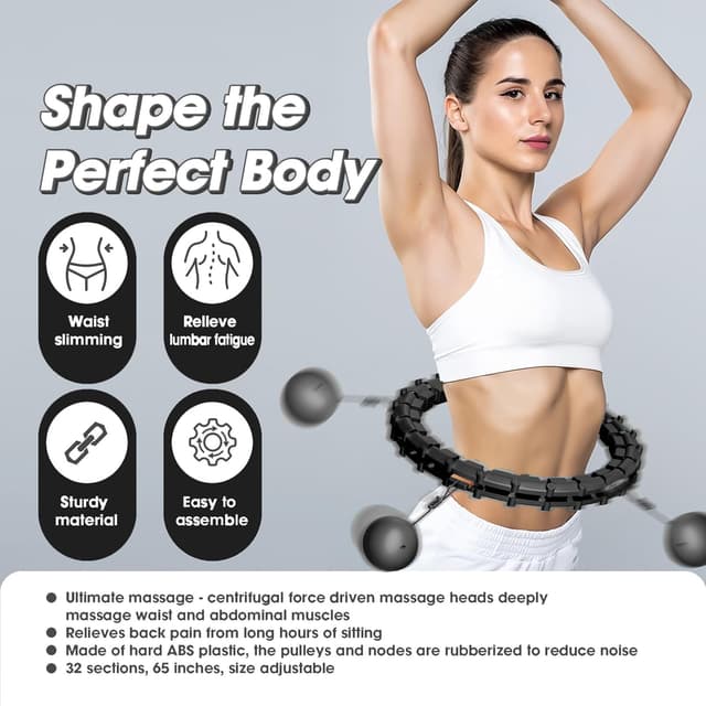 Detalle 2 de Smart Hoop Fitnessreifen mit 32 Segmenten