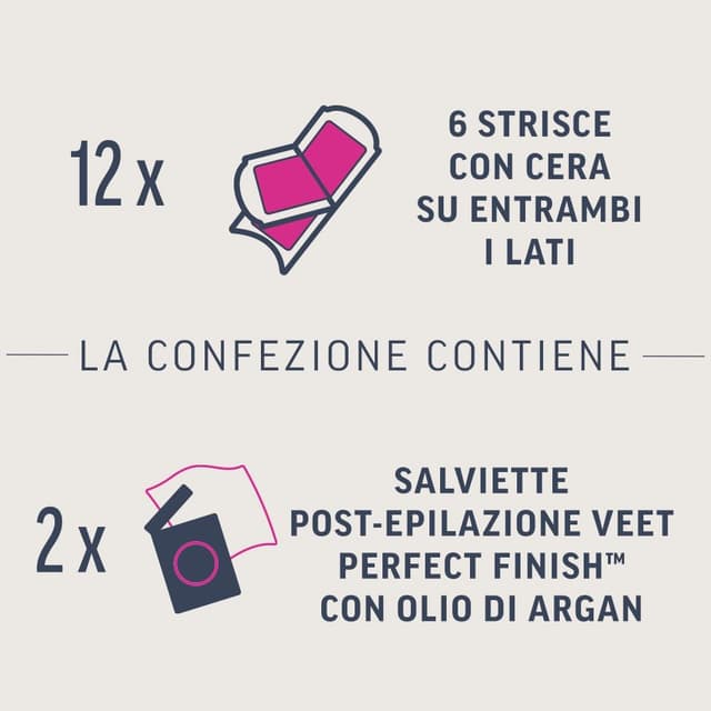 Thumbnail 3 de Veet Expert strisce depilatorie 36 pz per viso