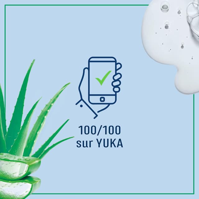 Detalle de Le Petit Marseillais Feuchtigkeitsspendendes Duschgel mit Bio-Aloe Vera (400 ml) – 98% natürliche Inhaltsstoffe