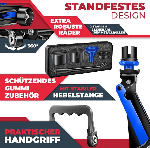 Thumbnail 2 de MASKO Gato hidráulico de elevación plana 2,5 t