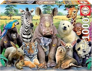 Detalle de Educa - Puzzle 1000 Piezas Selfies: Diversión para Adultos 🧩