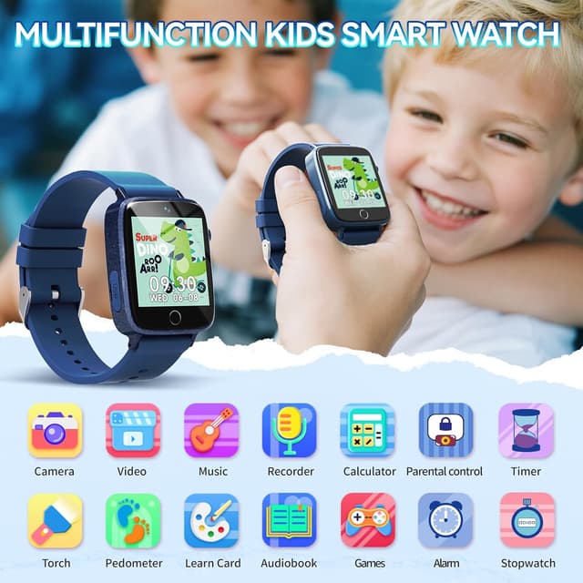 Detalle 2 de NBKLS Kids Smart Watch 1.54" touchscreen