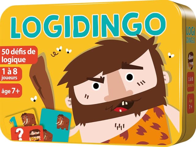 Detalle de Aritma LOGIDINGO : 50 défis de logique – jeu de société éducatif dès 7 ans