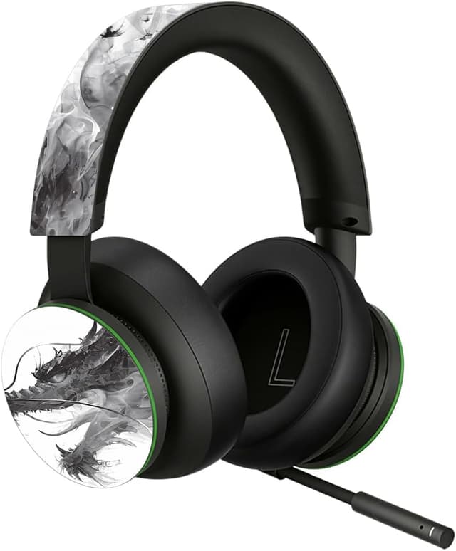 Detalle 2 de playvital Custom Vinyl Skins for Xbox Series X (Mistborn Dragon) – Console & Controller Wrap Decal Stickers