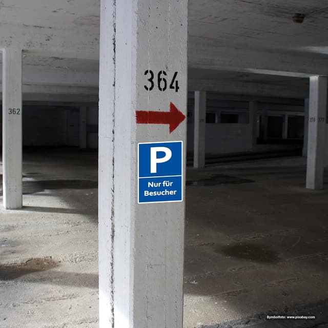 Thumbnail 3 de STROBO XXL Parkplatzschild 30x40 cm