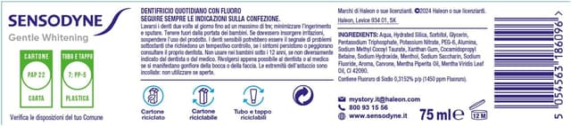 Thumbnail 6 de Sensodyne Gentle Whitening dentifricio 4x75 ml 🦷