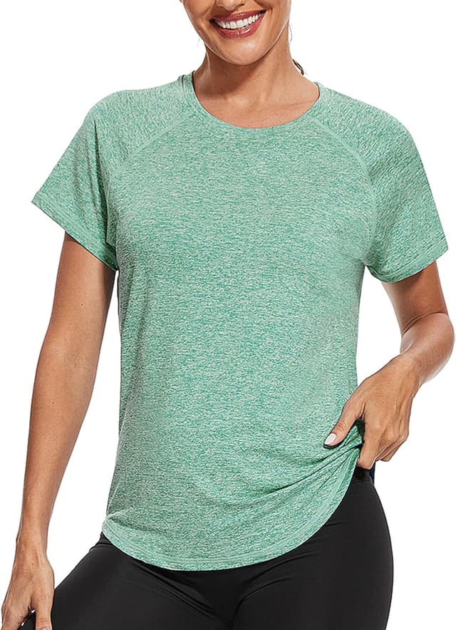 Detalle 2 de Sportshirt Damen mit Netz-Design