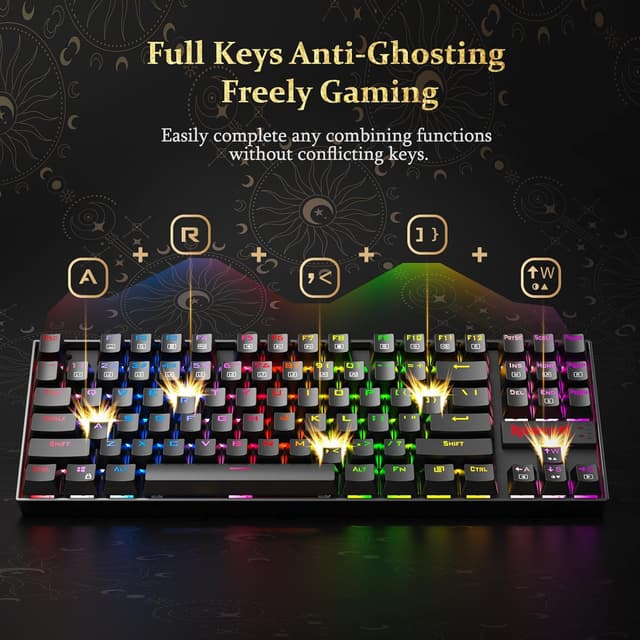 Thumbnail 4 de Redragon K552P TKL Mechanical Gaming Keyboard 87-Key