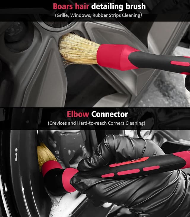 Thumbnail 3 de YeewayVeh 6PCS Motorcycle Cleaning Kit