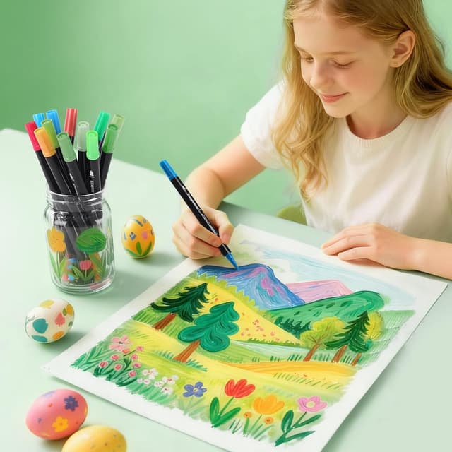 Thumbnail 6 de 72 Colour acrylic paint markers for stones