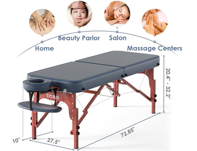 Detalle de CLORIS 84" Portable Massage Table