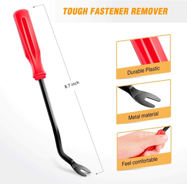 Detalle de GOOACC 480PCS Bumper Retainer Clips with Fastener Remover Kit for Door Trim, Shields, and More