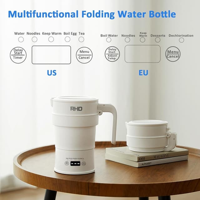 Thumbnail 1 de Faltbarer Reisewasserkocher Klein 0,7 l