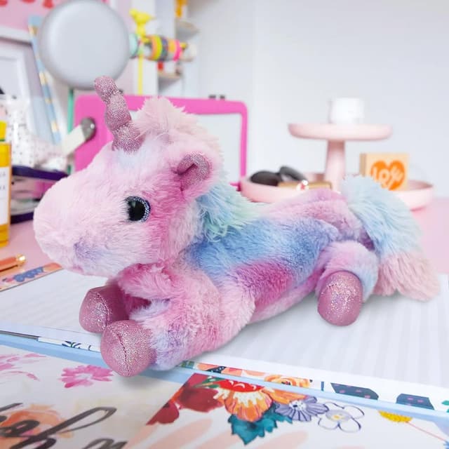 Thumbnail 1 de Unicorn Plush Pencil Case 26cm
