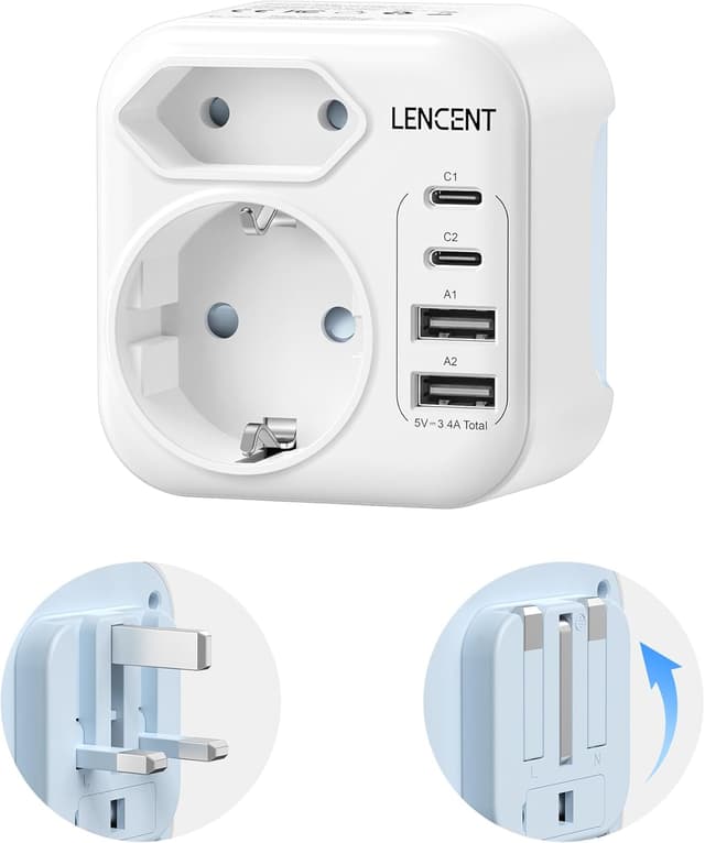 Detalle de LENCENT Klappbarer Adapter 130 g đ