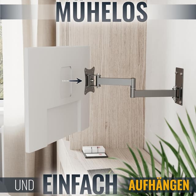 Detalle 2 de RICOO R02-11 Monitor Wandhalterung VESA bis 20 kg