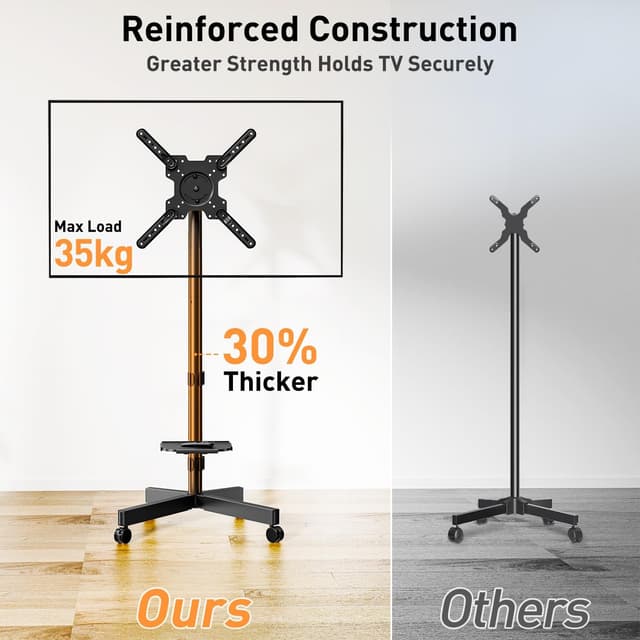 Detalle de ELIVED Supporto per TV Rollbar EV2114B-DE arrotolabile