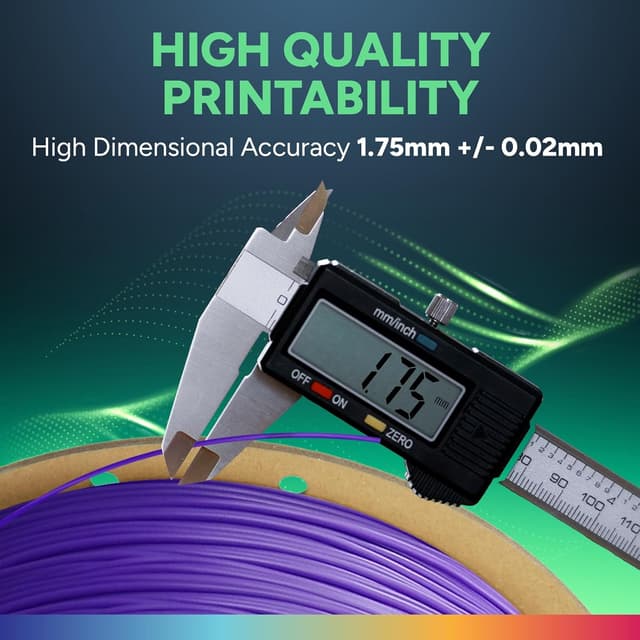 Thumbnail 3 de Overture TPU Filament 1.75mm 95A Purple 1kg spool