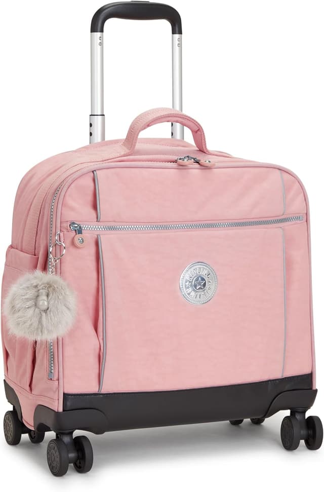 Detalle 2 de Kipling New Storia Bolsa con Ruedas Carry On Rosa