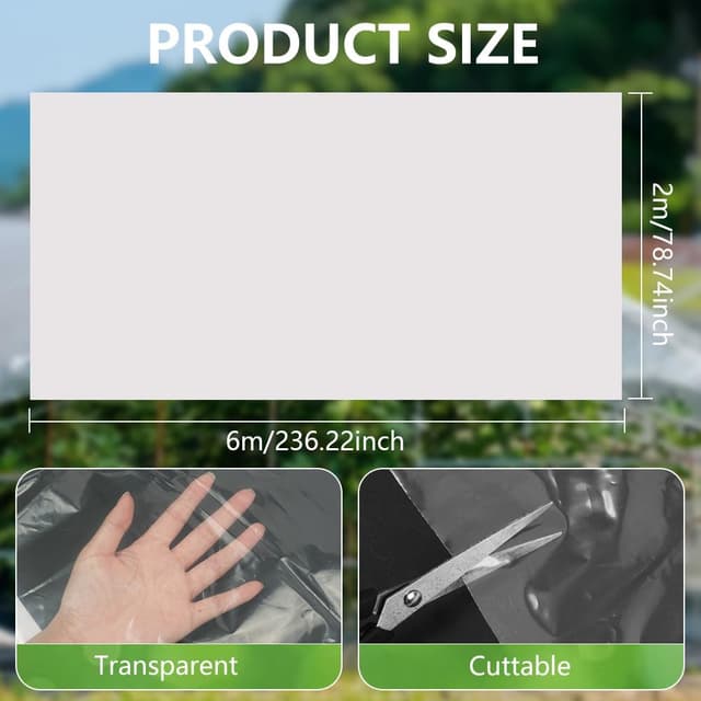 Detalle 2 de APXEL 2 X 6M Heavy Duty Polythene Sheets