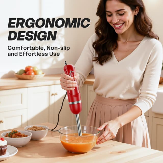 Detalle de Turelar Immersion Blender 2-speed 🍲