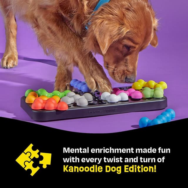 Detalle de Brightkins Kanoodle Dog Edition Large interactive treat puzzle for larger dogs
