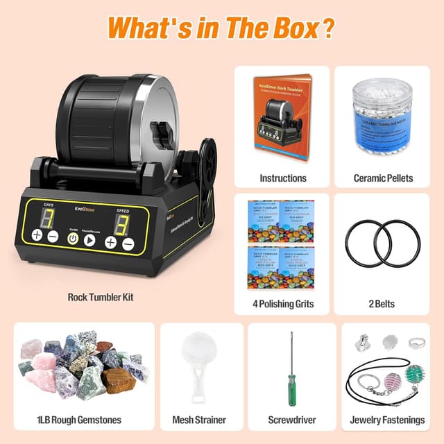 Thumbnail 6 de KoolStone C1 Rock Tumbler 2.5LB 🪨