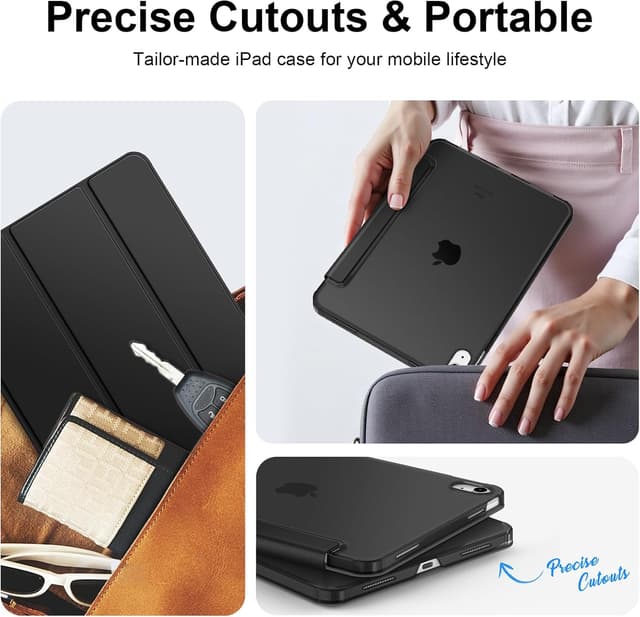 Detalle 2 de FINTIE iPad-Hülle für 11 Zoll A16 schwarz