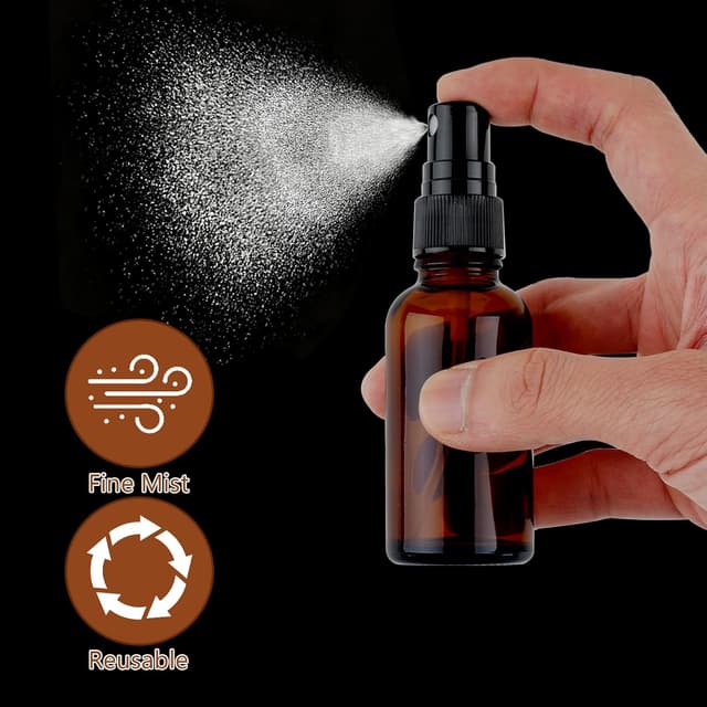 Detalle 2 de Maxmoc 30 ml Braunglas Sprühflasche 6er Set