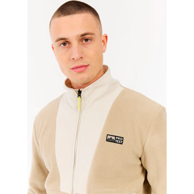 Detalle de Protest Calyx: forro polar de hombre con cremallera completa
