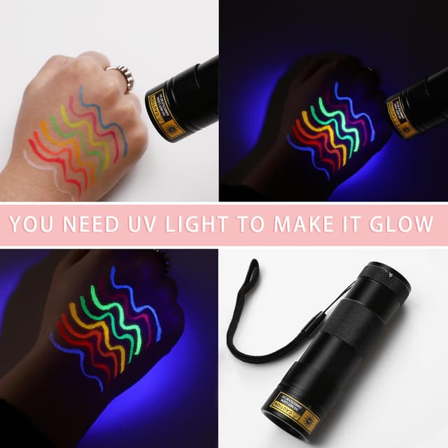 Thumbnail 4 de BOBISUKA UV Eyeliner Set 8 Farben wasserfester Eyeliner 🎨