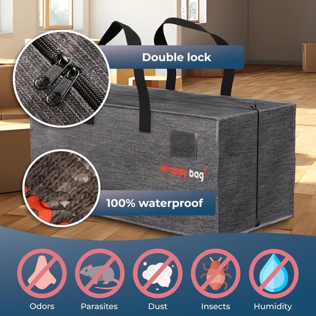 Thumbnail 2 de WRAPPYBAG Jumbo XXL Storage Bags Set