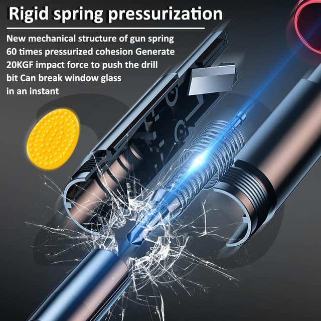 Thumbnail 3 de smosun Safehammer 3PCS Car Escape Tool