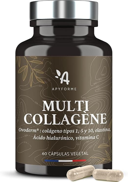 Imagen de Apyforme - Colágeno Hidrolizado y Ácido Hialurónico 💧 60 Cápsulas en OfertitasTOP
