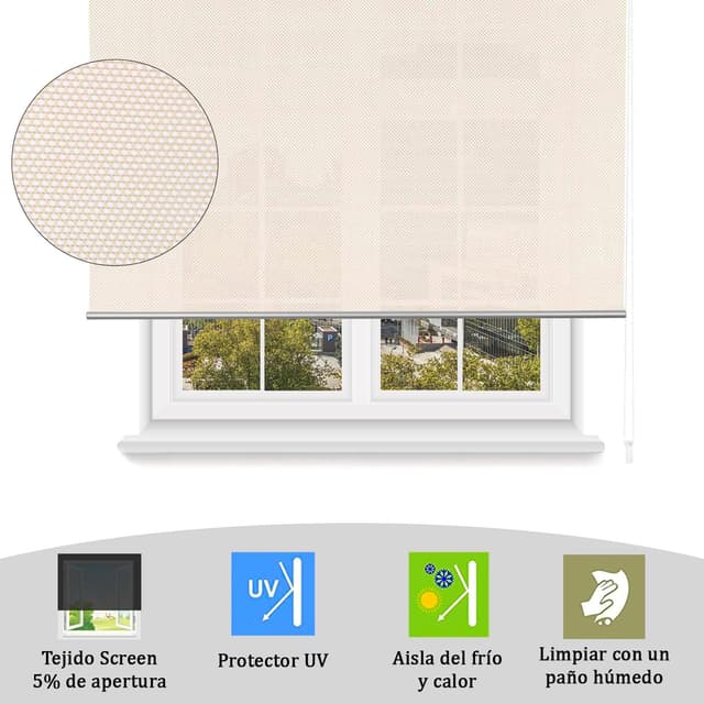 Thumbnail 3 de Mercury Textil Estor Enrollable Screen 5%