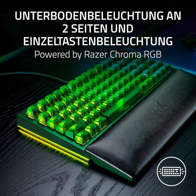 Thumbnail 4 de Razer BlackWidow V4 75% Phantom Green Edition